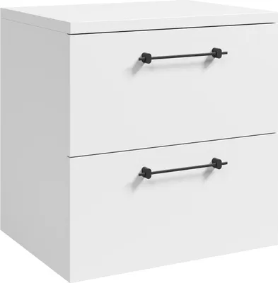 Immagine prodotto di Mobiletto Muro 60 cm - bianco - con ripiano superiore