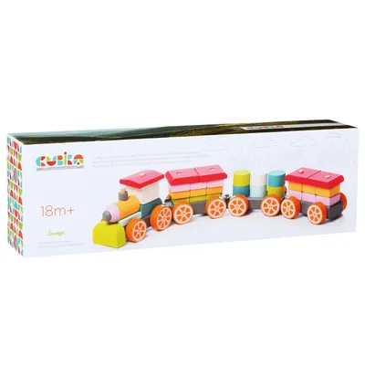 Obrázok produktu pre Drevená hračka, Cubika, Vláčik