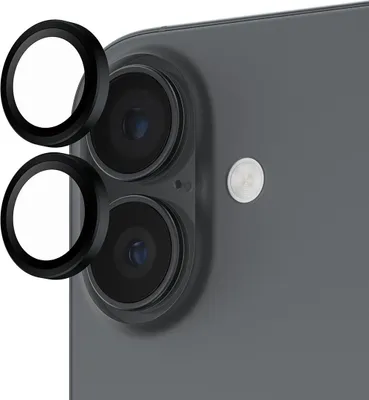 Immagine prodotto di PanzerGlass ® Hoops® Black Camera Protection iPhone 17 | iPhone 16 | 16 Plus, Apple, Apple - iPhone 2025 non-Pro, Apple - iPhone 16, Apple - iPhone 16 Plus, Applicazione a secco, Resistente ai graffi, Resistente agli urti, Nero, 1 pezzo(i)