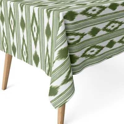 Rechteckige Tischdecke 240x140 cm, vlekabweisend, grün, wasserdicht