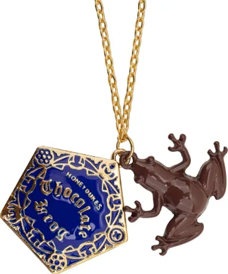 Produktbild von Cinereplicas Harry Potter – Schokoladenfrosch-Halskette – 56 cm – offizielle Lizenz