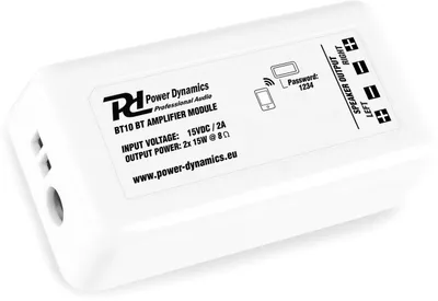 Produktbild von Power Dynamics BT10, 60 W, D, 8 Ohm, 80 - 18000 Hz, 100-240 V, 50 - 60 Hz