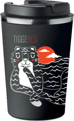 Obrázok produktu pre Prémiový termohrnček s potlačou TIGGERED Tiger 350ml 0,35l KT_035