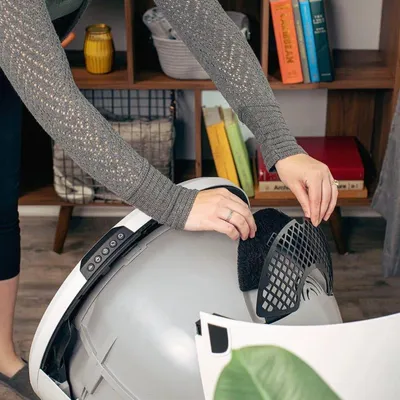 Immagine prodotto di Litter-Robot LR4-6000-6PK-PP-IN, filtro per lettiera per animali, nero, grigio scuro, poliestere, Litter-Robot 4