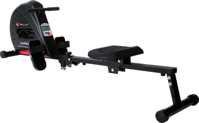 Produktbild von Christopeit Ruderzugmaschine Cambridge II – Ganzkörper-Fitnessgerät mit 4 Widerstandsstufen, Gepolsterter Komfortsitz mit Kugelgelagerten Sitzrollen, Digitales LCD-Display