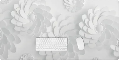 Produktbild von Blumenspiralen – Schreibtischunterlage – Rutschfeste Tischunterlage – Schreibtischmatte für Büro & Zuhause – Schreibunterlage – Mauspad – Tischmatte – 120 x 60 cm