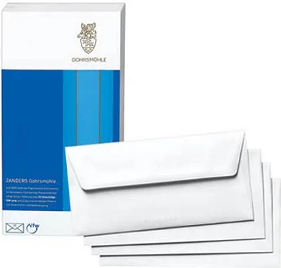 Produktbild von 25 GOHRSMÜHLE Briefumschläge DIN lang ohne Fenster