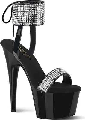 Produktbild von ADORE-770 Damen Sandale von Pleaser, Schwarz Lack , EU 35, US 5