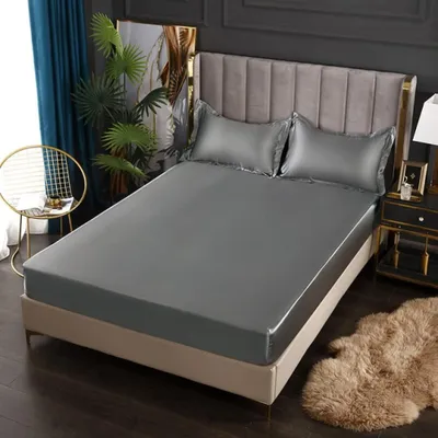 Image de Drap-housse en polyester, sans taie d'oreiller