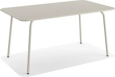 Produktbild von Shine Gartentisch Stahl rechteckig – Beige