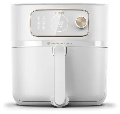 Produktbild von Philips 7000 series HD9876/25 Verbundene Airfryer-Kombi XXL, Heißluftfritteuse, 8,3 l, 2 kg, Rapid Air, 40 °C, 200 °C