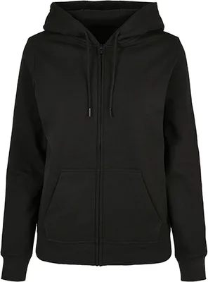 Immagine prodotto di Build Your Brand Basic BB009 | Ladies Basic Zip Hoody - Giacca con cappuccio da donna - Colore: Nero - Taglia: XXL