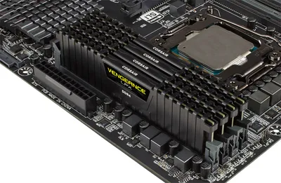 Produktbild von Corsair Vengeance LPX 16 GB, DDR4, 2666 MHz, 16 GB, 2 x 8 GB, DDR4, 2666 MHz, 288-pin DIMM, Schwarz