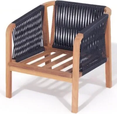 Produktbild von Stuhl Sitzmöbel Gartenmöbel Designerstuhl Holzstuhl Relaxstuhl