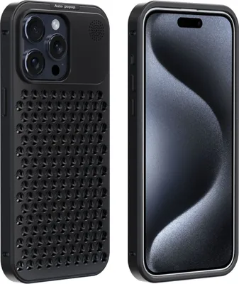 Obrázek produktu pro Pro Apple iPhone 15 Pro Max Prémiové hliníkové pouzdro s regulací odvodu tepla