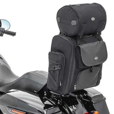 Zdjęcie produktu dla Torba na kierownicę motocykla Craftride SXL z rolką bagażową w kolorze czarnym