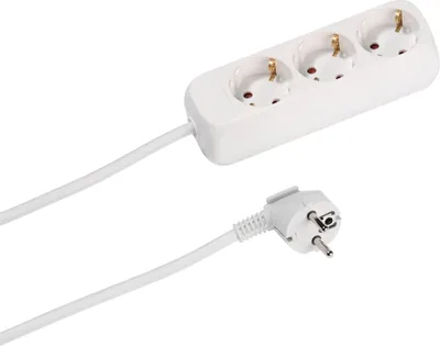 Produktbild von VIVanco™3-fach Steckdosenleiste, 5m Zuleitung (61152)