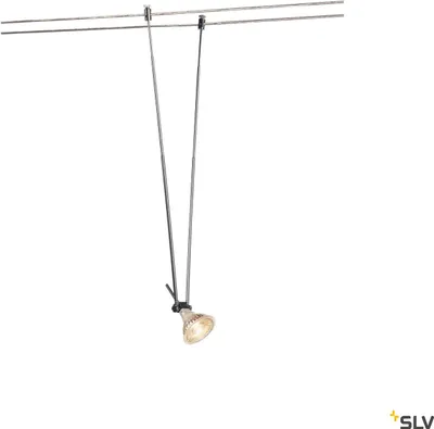 Produktbild von SLV 139082 TELESKOP Seilleuchte für TENSEO Niedervolt-Seilsystem QR-C51 chrom B H T 4,5 21-52 1 cm