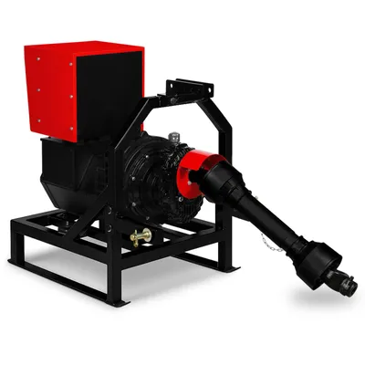 Produktbild von EBERTH Zapfwellengenerator 27,5 kVA / 22 kW, Notstromaggregat AVR, 3x230V / 2x400V IP44, Zapfwelle 1-3/8" 6 Zähne, 3-Punkt Aufhängung