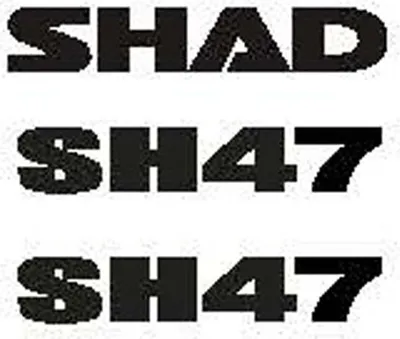 Produktbild von Aufklebersatz für SHAD SH47  Motorrad-Topcase