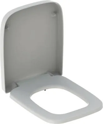 Produktbild von Geberit WC-Sitz RENOVA PLAN eckiges Design, ohne Absenkautomatik weiß 572110000