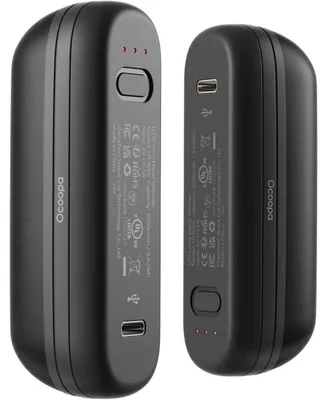 Obrázok produktu pre OCOOPA Hand Warmer Pocket Warmer Mini Set 5200mAh Magnetic Electric Reusable Black