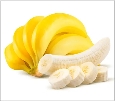 Produktbild von Spritzschutz Herdabdeckplatte Schneidebrett aus Glas Bananenbündel 1-Teilig (60x52cm)