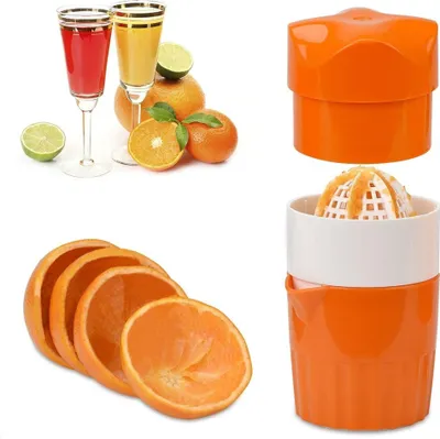 Produktbild von Lemon orange Entsafter Manuelle Zitruspresse für Obst Squeezer Original-Saft Beweglicher Haupt Küche Obst Entsafter,300ML