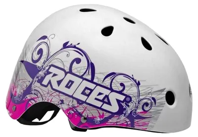 Obrázok produktu pre Roces - „Agresívna“ tetovacia cyklistická prilba pre deti PP7460 (58 cm – 60 cm) (biela/fialová)