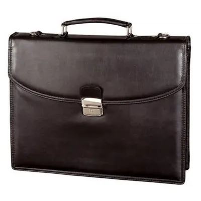 Produktbild von Alassio Catana 92434 Tasche (Aktentasche) Stift, Visitenkarte, Mobiltelefon - Schwarz - Kunstleder Body - Schultergurt - 310 mm Höhe x 380 mm Breite x 95 mm Tiefe