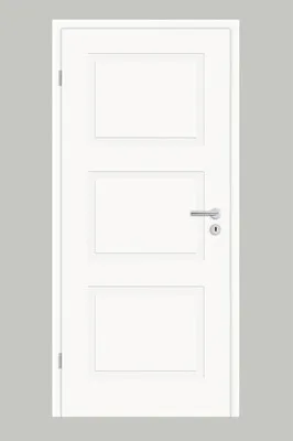 Produktbild von Pertura Zimmertür Mila 02 weiß lackiert (ähnlich RAL 9010) 61,0x198,5 cm Links