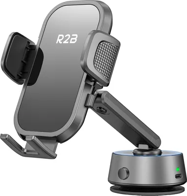Produktbild von R2B Handyhalter Auto Elektrischer Vakuum Saugnapf Smartphone Halterung für Dashboard und Windschutzscheibe