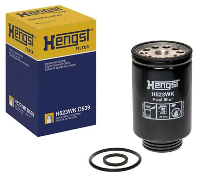 Imagen del producto de Filtro de combustible HENGST FILTER H523WK D539, filtro roscado