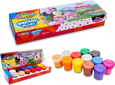 Immagine prodotto di Colori per poster Minnie 12 colori Colorino