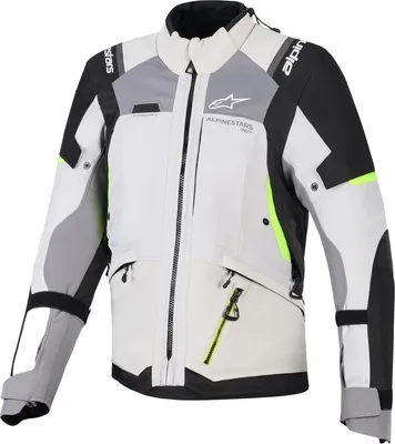 Produktbild von Alpinestars Stella Andes V4 Drystar wasserdichte Damen Motorrad Textiljacke, dunkelgrau/schwarz/gelb, M