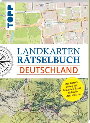 Produktbild von Landkarten Rätselbuch - Deutschland