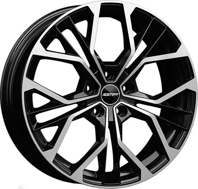 Produktbild von Alufelge Gmp Matisse 7.5X18 5X114,3 Et 35 Black Diamond
