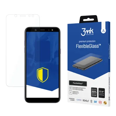 Produktbild von 3mk Display Hybridglas FlexibleGlass für Samsung Galaxy A6 0,3mm 7H