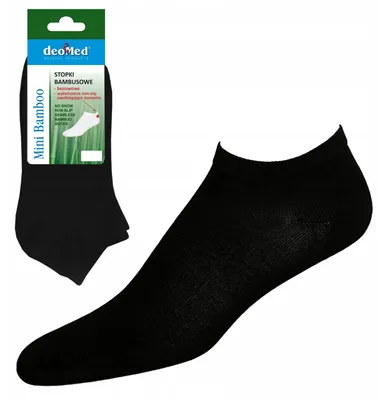 Obrázek produktu pro BAMBUS SNEAKER SOCKS - Uni ponožky invisible - černá