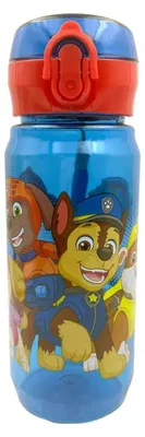 Produktbild von Paw Patrol Best Team Plastikflasche mit Haken 600 ml
