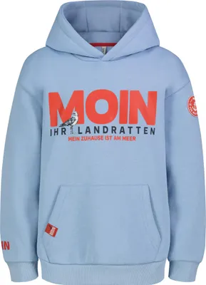 Produktbild von Sublevel Hoodie Bedruckt Kängurutasche Kapuze Ärmeldetail Größe: 170