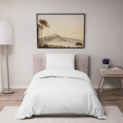 Imagen del producto de TRANKIELO® - Juego de funda de edredón de 135x200 cm - 1 funda de almohada de 80x80 cm - 100% microfibra - Certificado