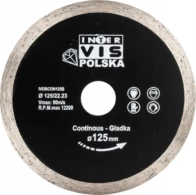 Produktbild von PolishLook Diamanttrennscheibe 125mm für Fliesen & Feinsteinzeug