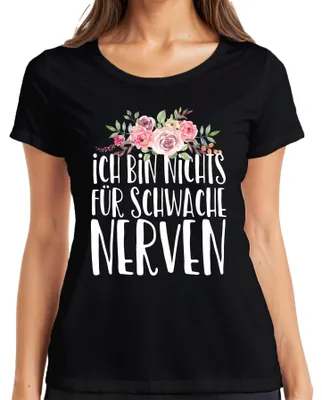Zdjęcie produktu dla I'm not for the faint-hearted Zabawne powiedzenie Zabawna koszulka damska, czarny, XL
