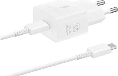 Produktbild von SAMSUNG Fast Sector Charger 25 W USB C (mit Kabel) Weiß