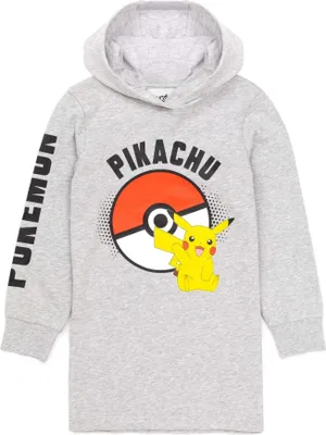 Produktbild von Pokemon - Šaty s kapucňou pre dievčatá NS6551 (152) (Grey)