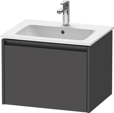 Zdjęcie produktu dla Duravit Ketho.2 - Szafka pod umywalkę 440x610x480 mm, 1 szuflada, grafit mat K25062049490000