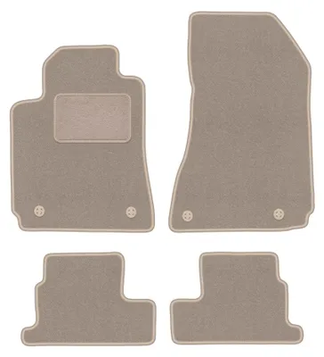 Immagine prodotto di Tappetini in moquette per Alfa Romeo Brera 2005-2010 (coupé) – set 4 pezzi, beige, su misura – Wielganizator LUX