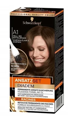 Image de Couleur Schwarzkopf Diadem A1 pour brun clair et moyen - 22ml