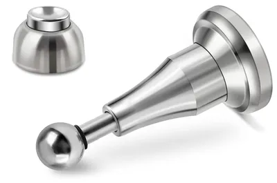 Productafbeelding van Solidchoice - Magnetische Deurstopper met Hydraulische Schokabsorptie